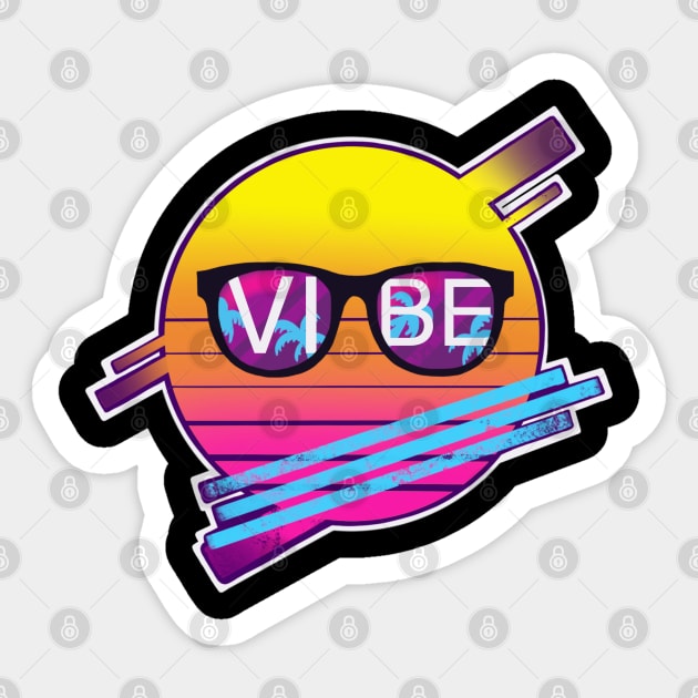 Retro summer vibe Sticker by NicsPics